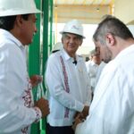 Gobernador constata avance de planta de combustibles alternativos en Altamira