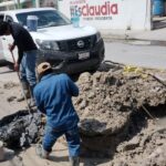 Atendió COMAPA fugas de agua potable en diversos sectores