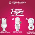 Recomienda COMAPA detectar fugas en sanitarios para evitar desperdicio de agua