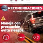 Conduce con precaución durante la lluvia para evitar accidentes