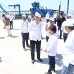 Constatan Américo y titular de la Sedatu obras de urbanización en el Puerto del Norte en Matamoros