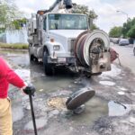 Reparó COMAPA derrame de drenaje en Integración Familiar