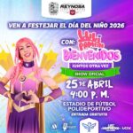 Hoy sábado es el «Día del Niño» en el Polideportivo Reynosa con el Show de Luli Pampín