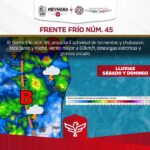 Traerá Frente Frío No. 45 lluvias a Reynosa: PCyB