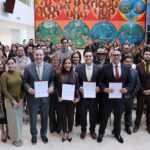 Inicia semana Humberto Prieto, participando en ceremonia cívica junto al Gobernador Américo Villarreal.