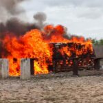 Guardia Estatal participa en la destrucción de enervantes en Reynosa