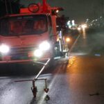 Con jornada nocturna el Gobierno de Reynosa da mantenimiento a señalización vial