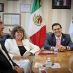 Recibe presidente de la JUGOB a la Secretaría de Bienestar Social y secretario de Desarrollo Rural, Pesca y Acuacultura del estado de Tamaulipas