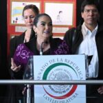 Senadora Olga Sosa inaugura exposición de dibujos de niñas y niños migrantes tamaulipecos en el Senado de la República