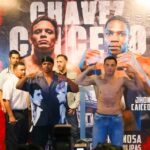 Dan el kilo; Carlos Peña Ortiz y Julio César Chávez atestiguaron pesaje para el gran combate