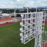 Actualiza Gobierno del Estado sistema de alumbrado del estadio “Marte R. Gómez”