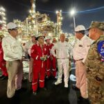 Sofoca Pemex incendio en Planta Coquizadora de Refinería Olmeca