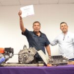 Refuerza UPV especialización de sus estudiantes con capacitación en tecnología de autos híbridos