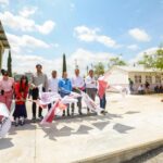 Construye Gobierno de Carlos Peña Ortiz techumbre en jardín de niños Jaime Torres Bodet