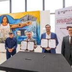 Firmaron Gobierno de Carlos Peña Ortiz y Aeropuerto Internacional Lucio Blanco la conservación de Murales