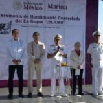 Fortalecen en Tamaulipas creación de arrecifes artificiales con hundimiento del ex buque Onjuku