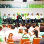 MILES ASISTEN A TOMA DE PROTESTA DEL COMITÉ DEL PVEM EN REYNOSA