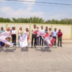 Celebraron en el Fraccionamiento Reynosa visita y obra del Alcalde Carlos Peña Ortiz