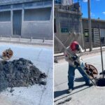 Realizó COMAPA limpieza de pozos de visita en la colonia Humberto Valdez Richaud