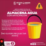 Invita COMAPA a almacenar agua de manera preventiva durante la temporada de calor