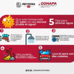Exhorta COMAPA al uso responsable del agua durante la temporada de altas temperaturas