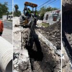 Inicia COMAPA rehabilitación de drenaje sanitario en la colonia Marte R. Gómez