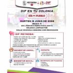 Acercará DIF-Reynosa servicios gratuitos a familias de la colonia Lampacitos