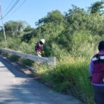 Dan mantenimiento a defensas metálicas de vialidades en Reynosa