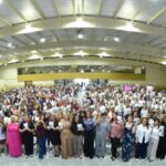 Senadora Olga Sosa se reúne con Tejedoras de la Patria de Matamoros