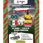 «Imparables en la Cancha», disfruta en pantalla gigante el juego de México contra Ecuador