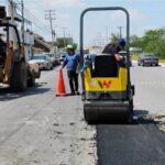 Exhorta Gobierno de Reynosa a circular con precaución durante obras de bacheo