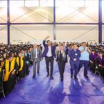 Presidió Alcalde Carlos Peña Ortiz Graduación de Generación LIII del CBTIS 7 con la Directora Brenda Lilia Godina Tovias