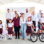 Lleva SEBIEN paquetes alimentarios y Comedor de Bienestar a familias de San Carlos