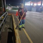 Avanza manteniendo urbano de Reynosa mediante trabajo nocturno del Municipio