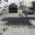 Refuerza Gobierno de Carlos Peña Ortiz trabajo de bacheo en colonias de Reynosa