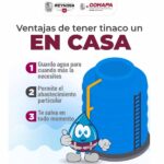Recomienda COMAPA uso de tinacos y mantenimiento de instalaciones hidráulicas en temporada de calor
