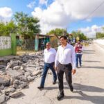 Pavimenta Gobierno de Carlos Peña Ortiz la calle Doctor Rodríguez