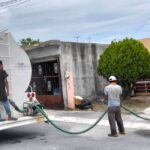 Realiza COMAPA reparto de agua potable mediante camiones cisterna