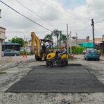Intensificó Servicios Públicos trabajo de bacheo en Reynosa