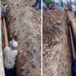 Inició COMAPA rehabilitación de drenaje sanitario en la colonia Longoria