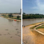 Viene creciente del río Bravo
