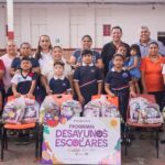 Entrega DIF Tamaulipas dotaciones para que estudiantes continúen con sus desayunos escolares en vacaciones