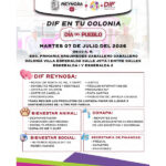 Invita DIF-Reynosa a brigada de servicios gratuitos a la colonia Villa Esmeralda