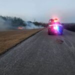 Guardia Estatal activa Plan Tamaulipas por incendio alrededor de la Presa Vicente Guerrero