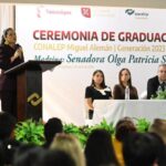 Amadrina la Senadora Olga Sosa Ruiz generación 2023- 2026 del Conalep de Miguel Alemán