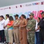 Guardia Estatal participa en el arranque del Operativo Vacaciones Seguras 2026 en La Pesca