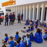Promueve Protección Civil y Bomberos de Reynosa cultura de prevención en GYMBOREE Juego & Música