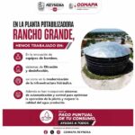 Impulsa COMAPA mejoras en la planta potabilizadora Rancho Grande