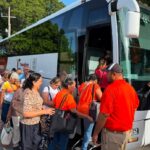 Programa de Turismo Social lleva a adultos mayores a pasear a El Chorrito en Hidalgo, Tamaulipas