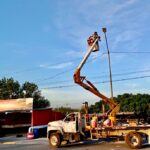 Realizó Servicios Públicos de Reynosa trabajo nocturno de alumbrado público